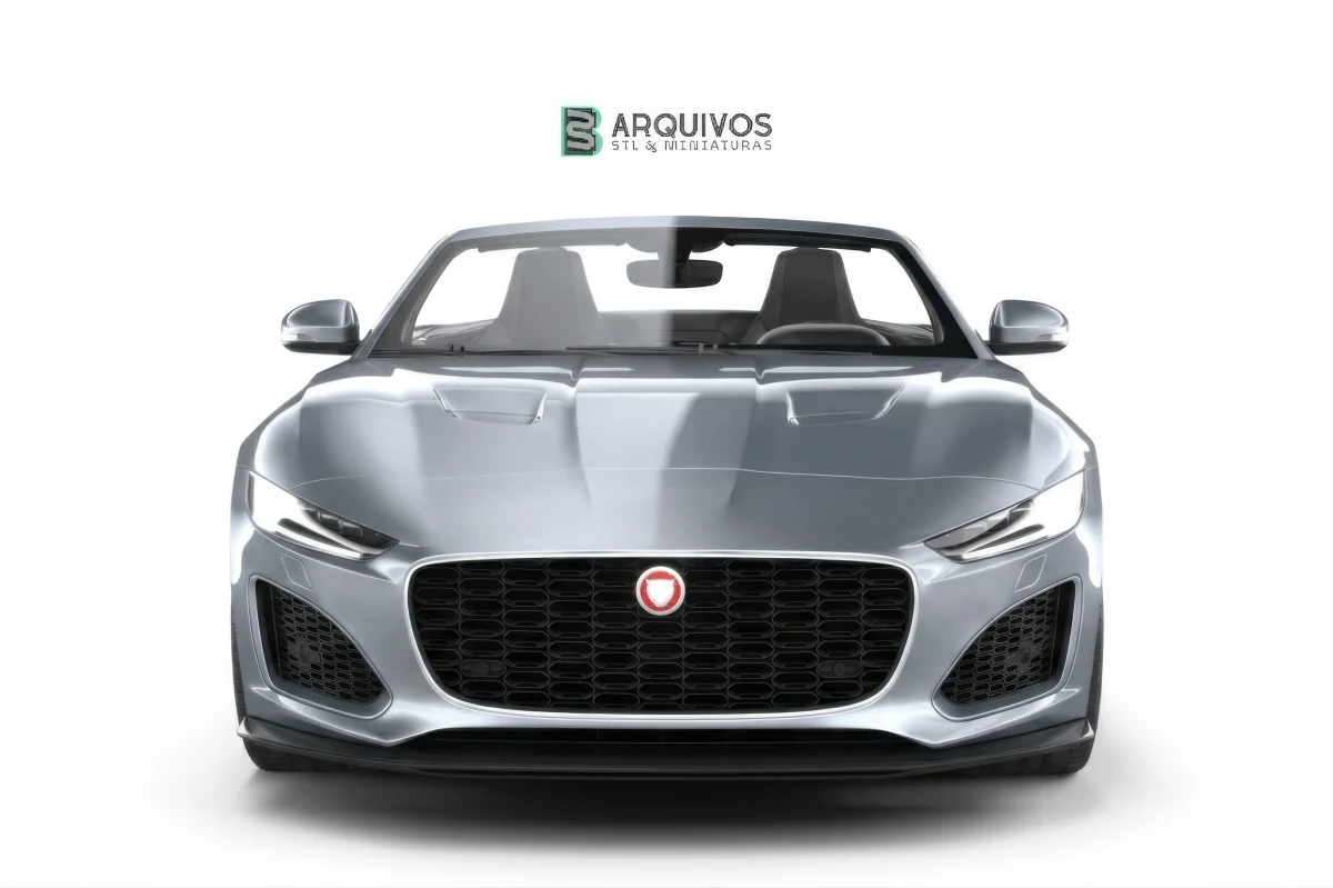 Modelo 3D STL - Jaguar F-Type Regular Convertible 2021 — foto 6